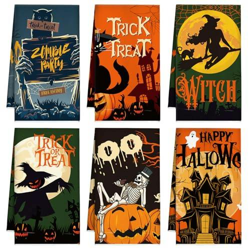 Halloween Kitchen Towels 6-Pack