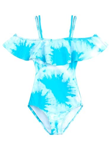 Kids' Off Shoulder One Piece Swimsuit