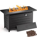 Rectangular Gas Fire Pit Table