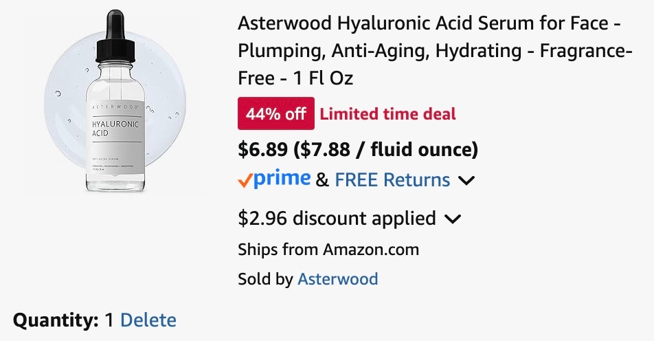 hyaluronic acid serum
