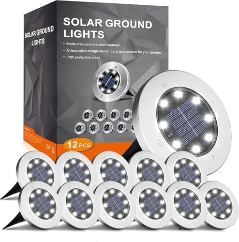 Solar Ground Lights 12-Pack