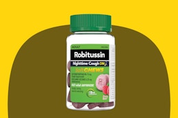 Robitussion chews bottles on KCL template