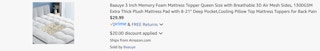 Amazon Memory Foam Mattress Topper 2025 3
