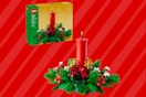 Target Lego Christmas table decoration