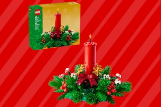 Target Lego Christmas table decoration