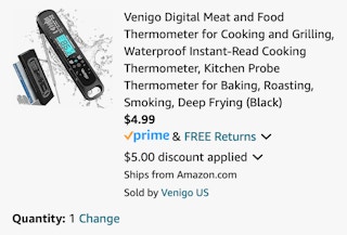 Amazon digital meat thermometer 2204 2