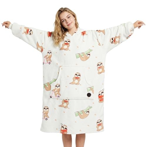 Adult Wearable Blanket Hoodie