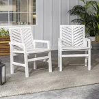 Slatted Outdoor Patio Chair
