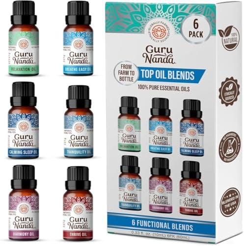 GuruNanda Essential Oil 6-Pack