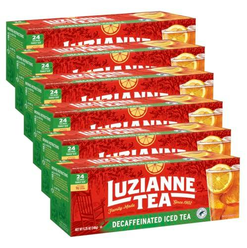 Luzianne Decaf Iced Tea Bags 6-Pack