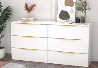 home depot 6-drawer wood dresser