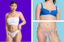 3 images of Victoria's Secret swimwear styles for women