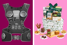 woojer vest gift basket collage