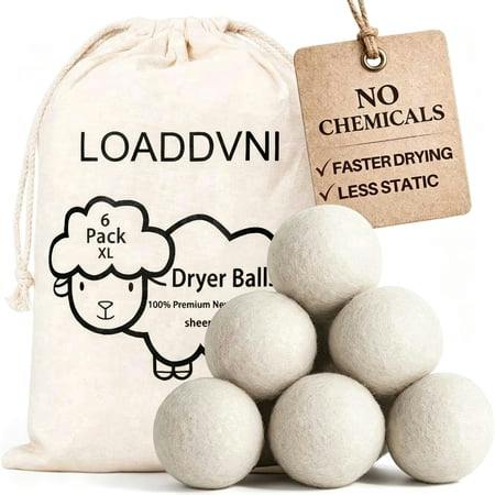 Wool Dryer Balls 6-Pack