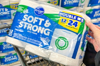 kroger toilet paper in shopping cart