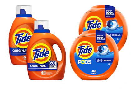 4 Tide Products (212 Loads)
