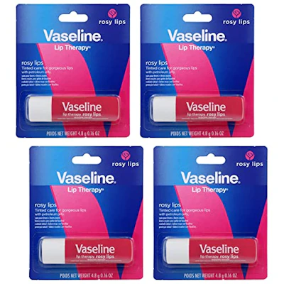 Vaseline Lip Therapy, 0.16 oz 4 ct