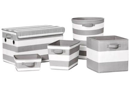 2 Pillowfort Canvas Bins