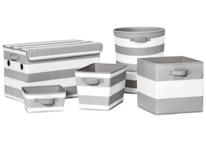 2 Pillowfort Canvas Bins