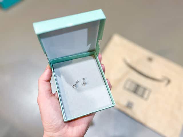 Moissanite Stud Earrings, Just $11.99 With a KCL-Exclusive Code on Amazon  card image