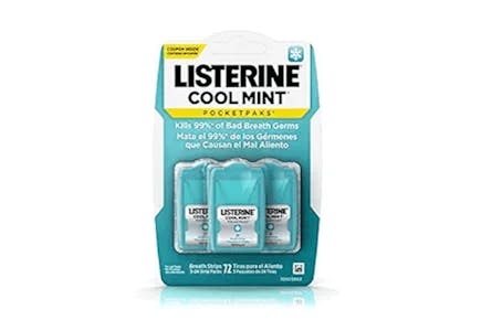 2 Listerine Pocketpaks 3-Packs