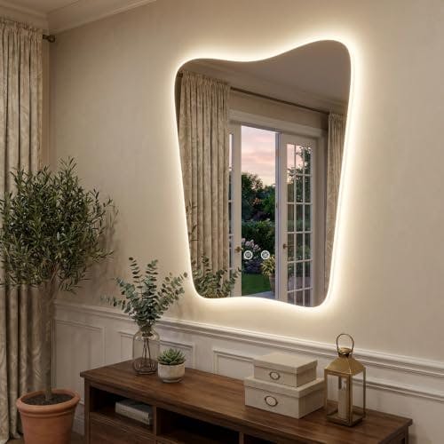 Irregular LED Bathroom Mirror