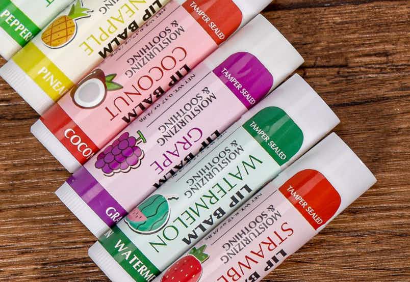 Natural Lip Balm 8-Pack, as Low as $3.59 on Amazon