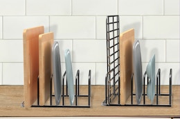 Cutting Board Organizer 2-Pack, $9.34 on Amazon card image