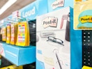 post-it display at staples