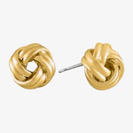 Knot Button Stud Earrings