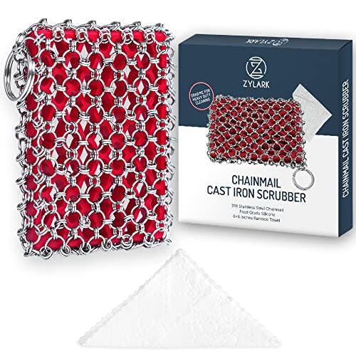 Cast Iron Scrubber Set