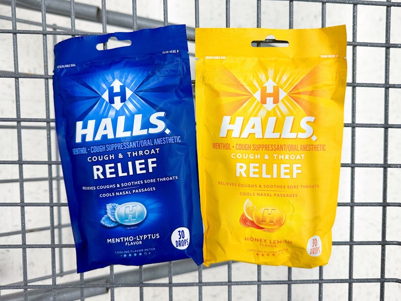 halls cough drops walgreens