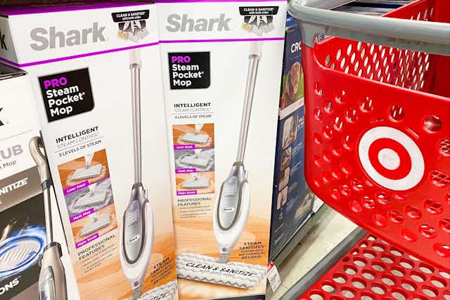 Shark Pro Steam Pocket Mop, Only $52.24 at Target — Lowest in 5 Years card image