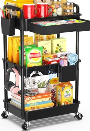 3 Tier Rolling Cart