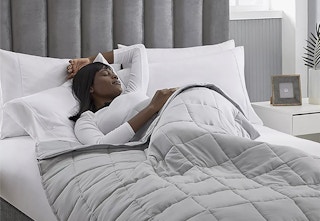 kohls altavida 12 lbs machine washable cooling weighted blanket stock image 2023 1676984010 1676984010