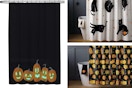 3 glow in the dark shower curtains at target