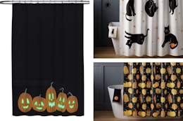 3 glow in the dark shower curtains at target