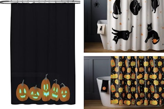 3 glow in the dark shower curtains at target