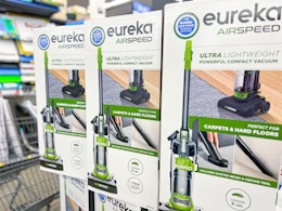 Eureka AirSpeed Upright Vacuum, Just $45 at Walmart card image