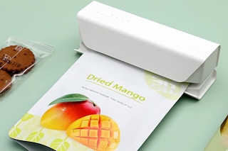 a mini food sealer