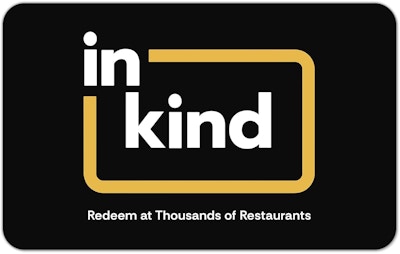 inKind Restaurant $100 eGift Card