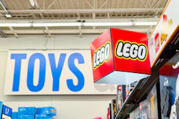 toys area with Lego sign