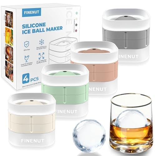 Silicone Ice Ball Mold 4-Pack