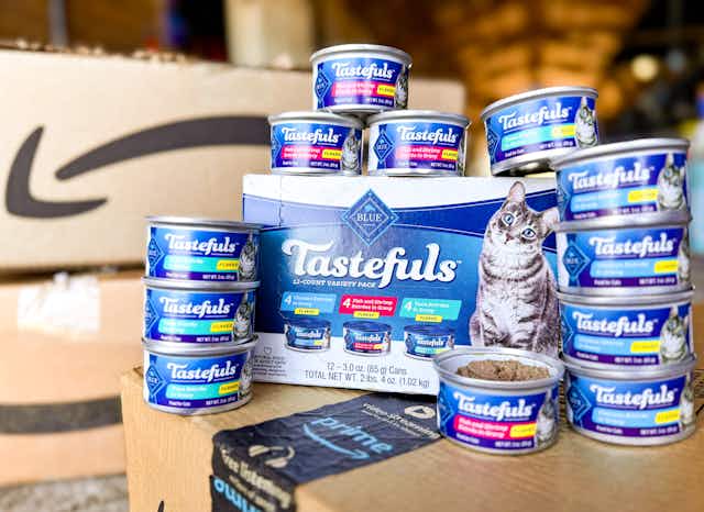 Get 24 Cans of Blue Buffalo Wet Cat Food, for $12.63 After Amazon Credit card image