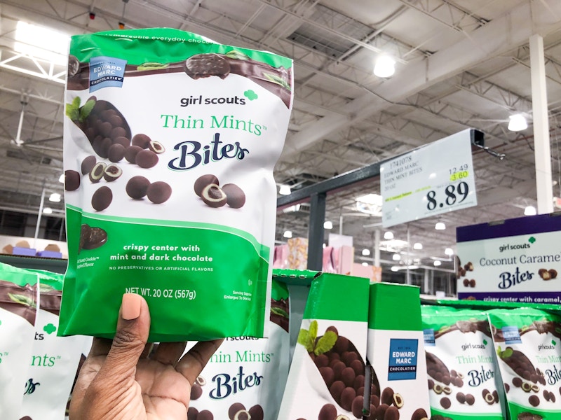 costco edward marc girl scouts thin mints bites