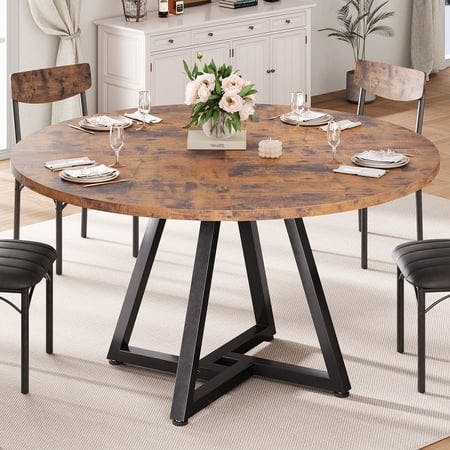 Rustic Round Dining Table