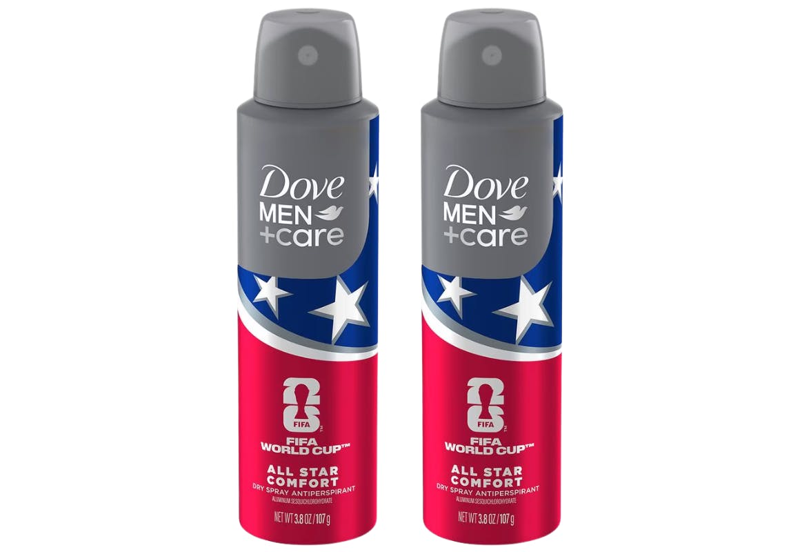 2 Dove Men+Care Deodorant Sprays