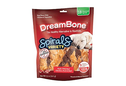 2 DreamBone Spirals Variety Packs