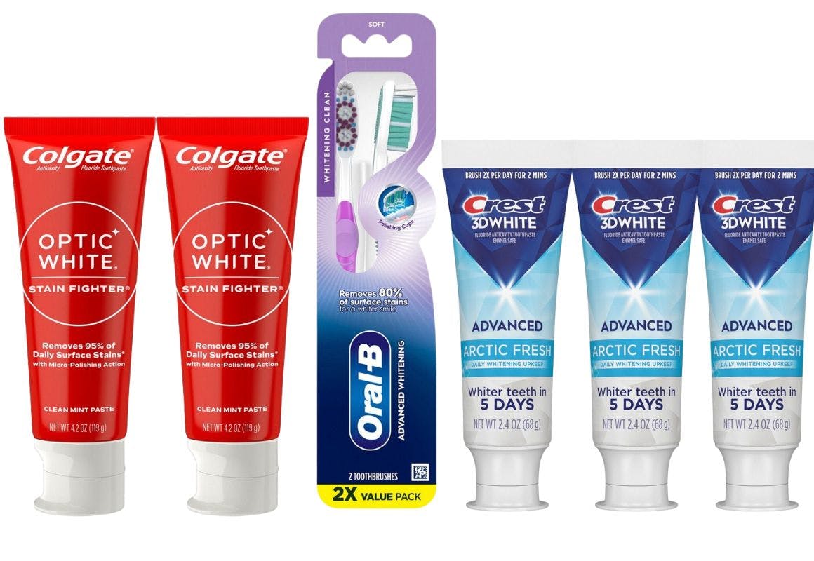 6 Oral Care Items
