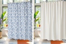 walmart mainstays shower curtain set collage